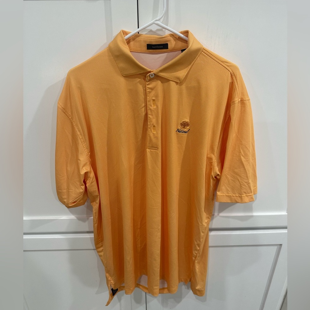 Orange Turtleson Golf Polo